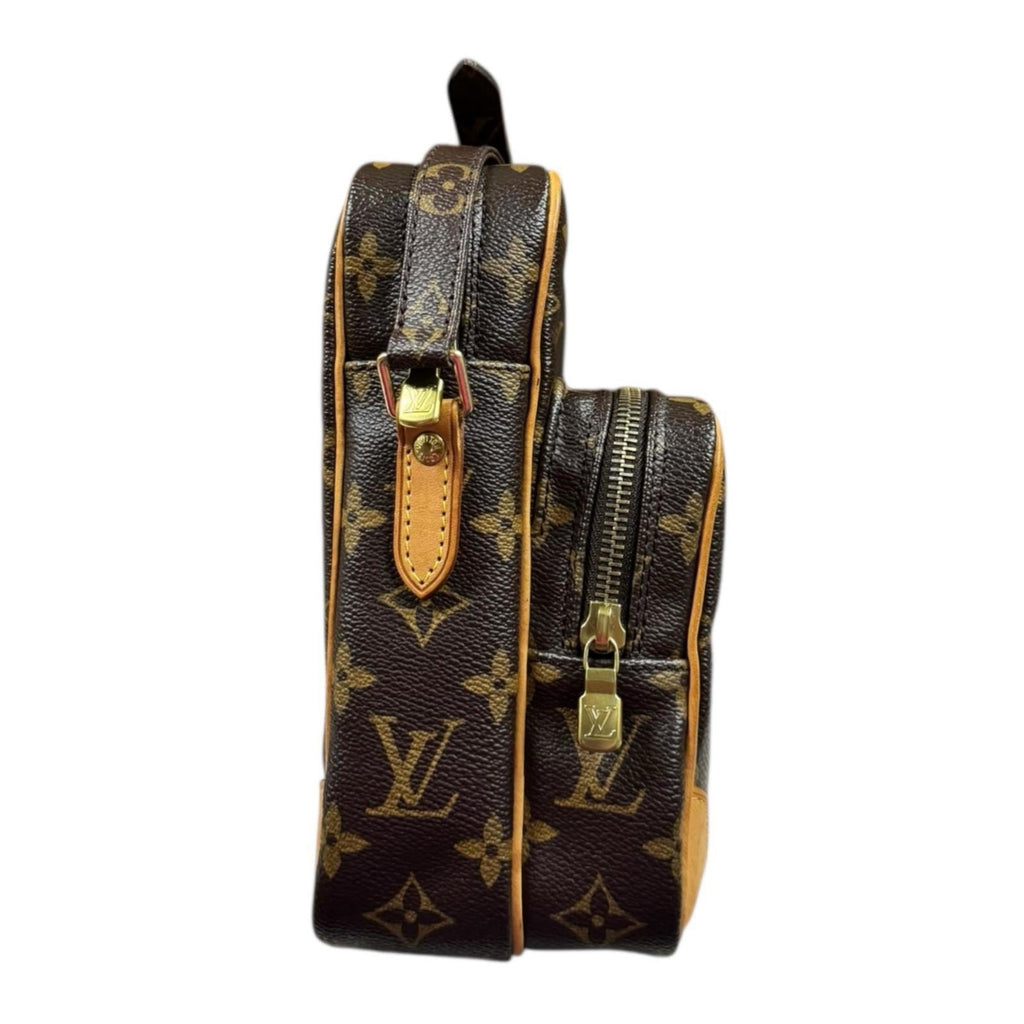 Louis Vuitton Brown Monogram Canvas Shoulder Bag (Pre-Owned)