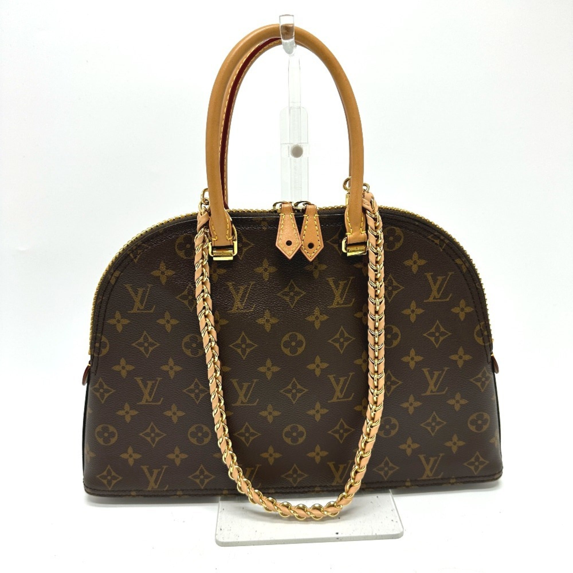 Louis Vuitton Brown Monogram Monogram Handbag Shoulder Bag (Pre-Owned)