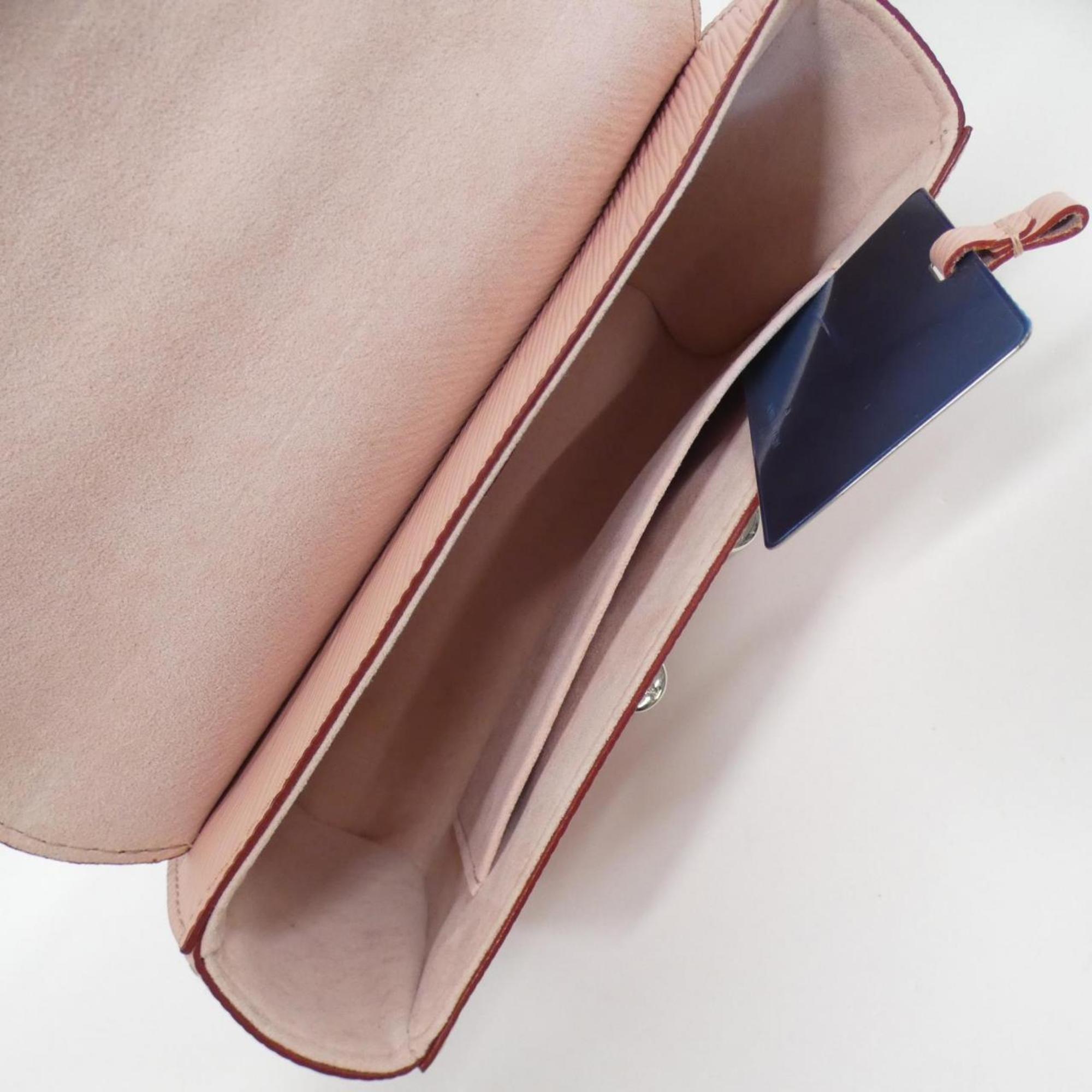 Louis Vuitton Rose Ballerine Leather Shoulder Bag (Pre-Owned)