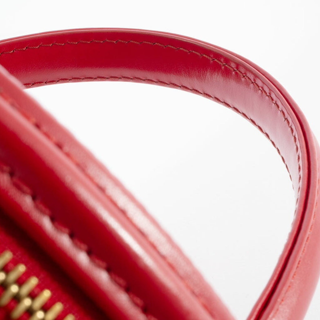 Louis Vuitton Castilian Red Epi Leather Handbag Vanity Bag (Pre-Owned)