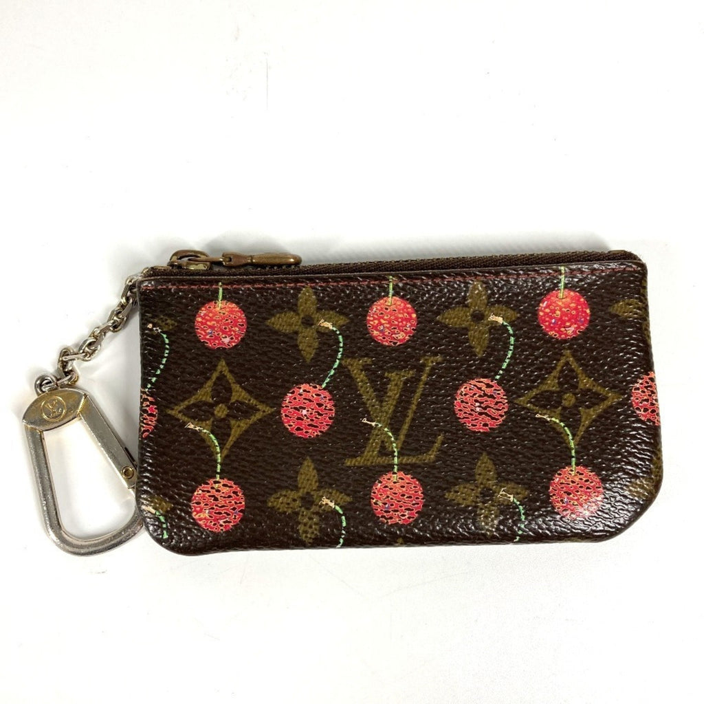 Louis Vuitton Brown Monogram Cherry Red Color Monogram Coin Purse/Coin Case (Pre-Owned)
