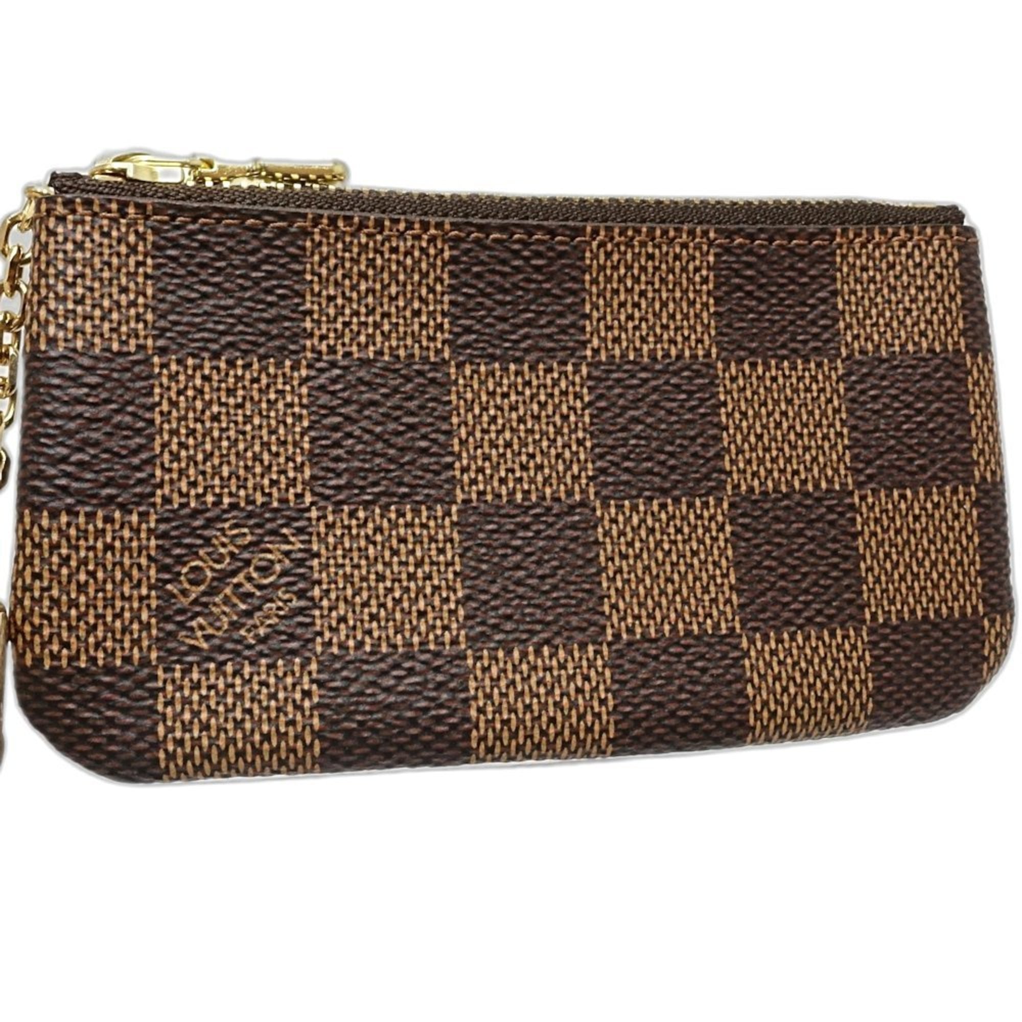 Louis Vuitton Damier Canvas Ebene Canvas Coin Purse/Coin Case (Pre-Owned)