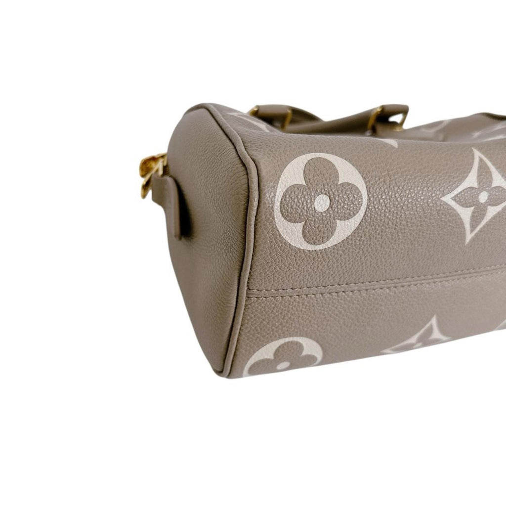 Louis Vuitton Beige Tourterelle Monogram Empreinte Shoulder Bag (Pre-Owned)