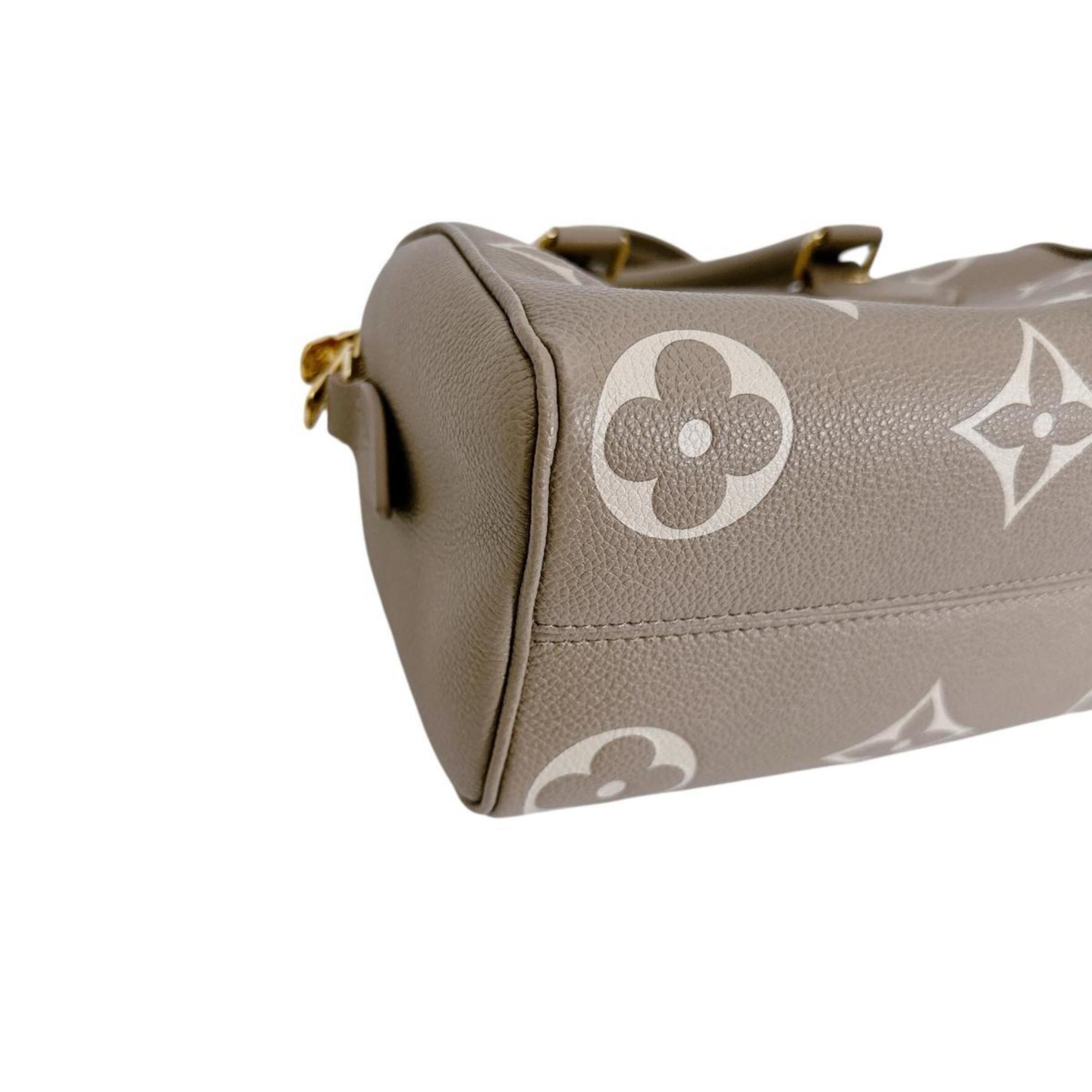 Louis Vuitton Beige Tourterelle Monogram Empreinte Shoulder Bag (Pre-Owned)