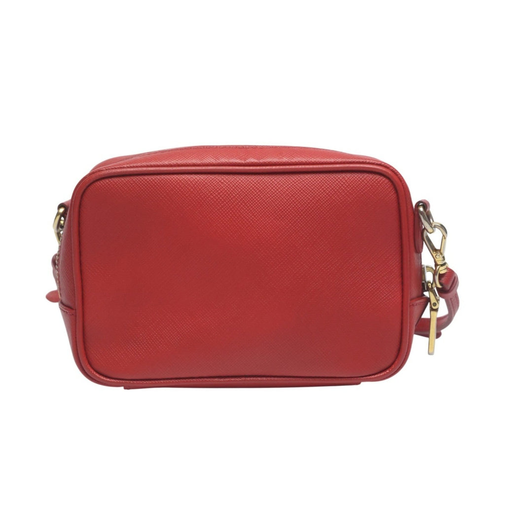 Zip Crossbody Bag Saffiano Leather Mini