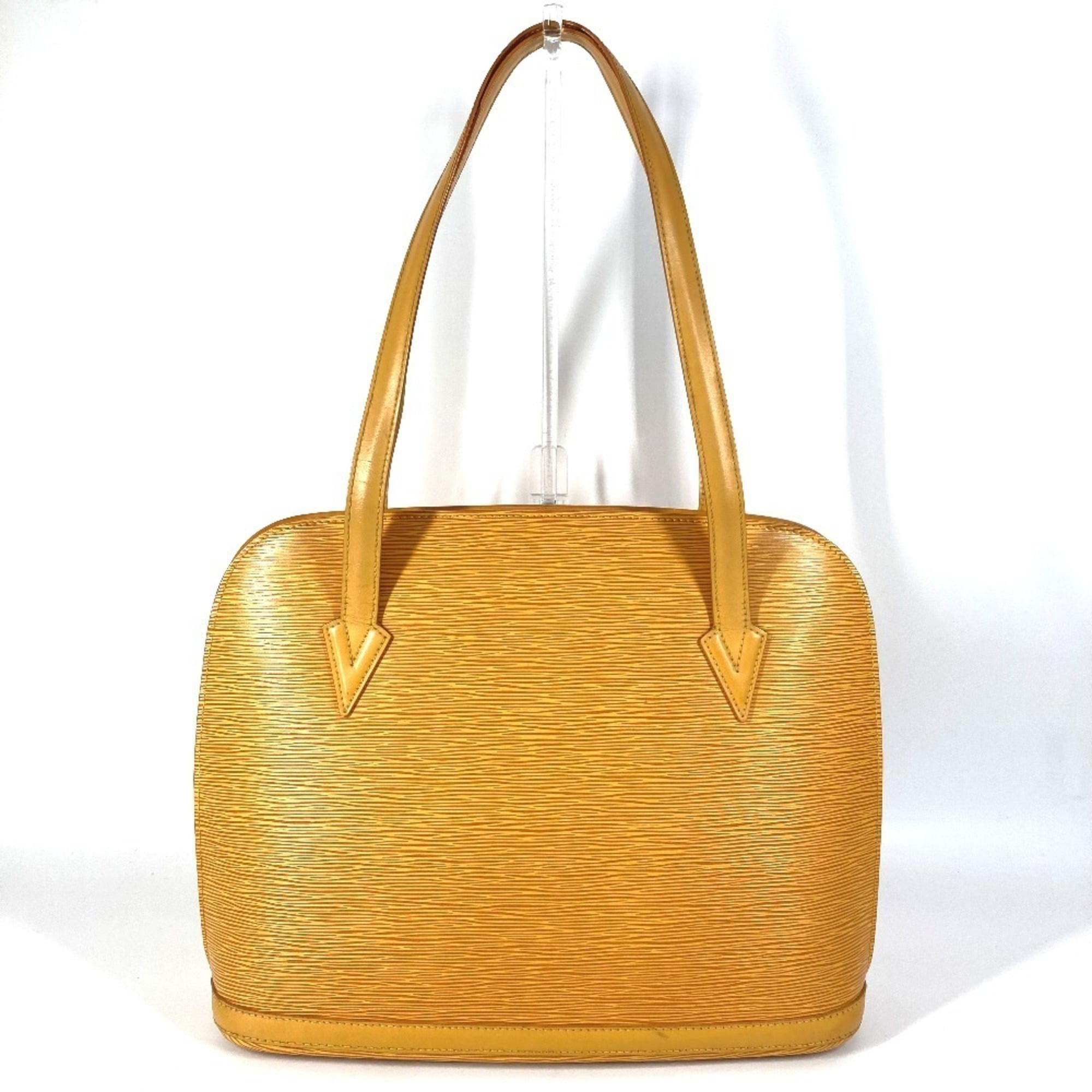 Louis Vuitton Epi Yellow Epi Leather Shoulder Bag Tote Bag (Pre-Owned)