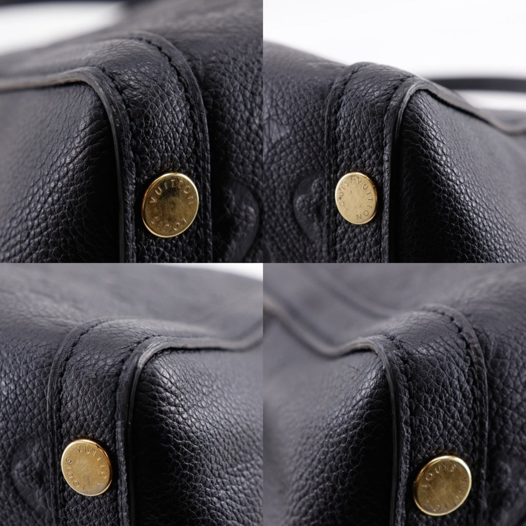 Louis Vuitton Black Noir Monogram Empreinte Handbag (Pre-Owned)