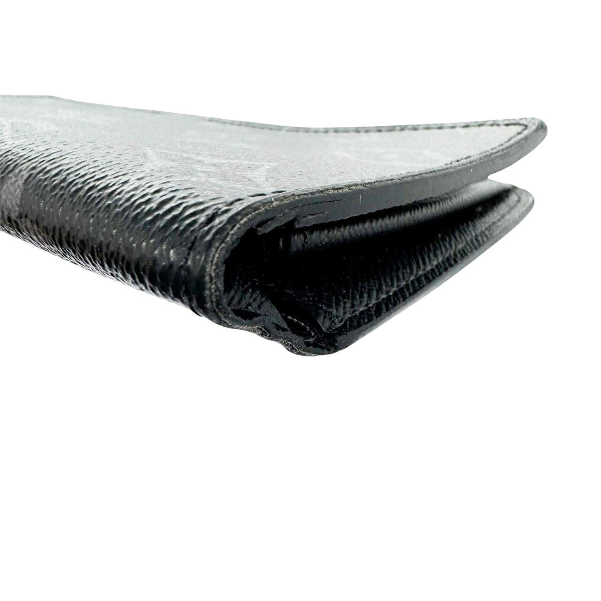 Louis Vuitton Black Monogram Eclipse Noir Monogram Eclipse Long Wallet (Bi-Fold) (Pre-Owned)