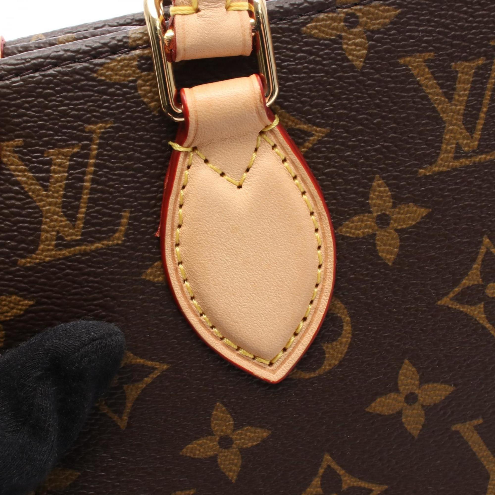Louis Vuitton Brown Coated Canvas Leather Handbag (Pre-Owned)