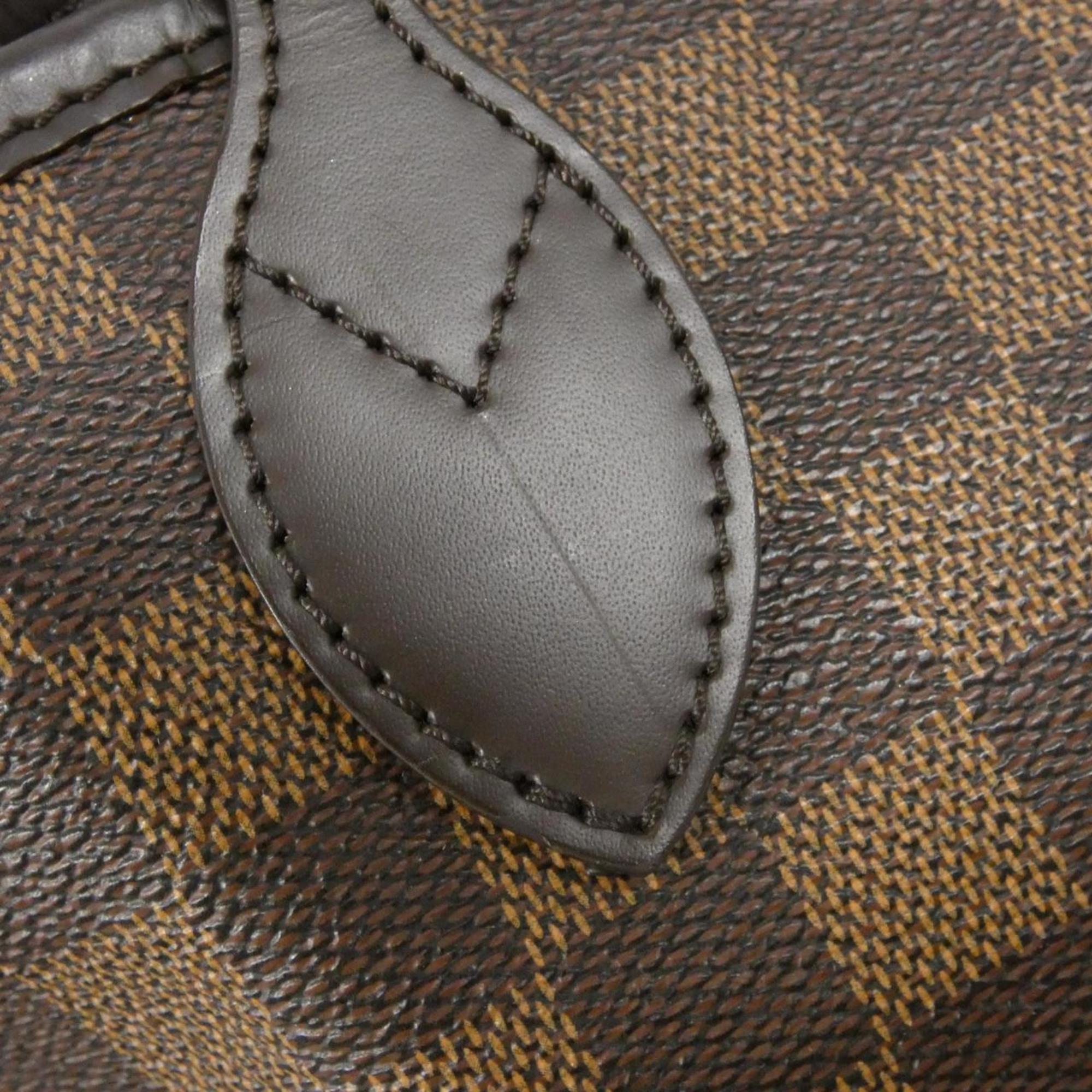 Louis Vuitton Ebene Coated Canvas Handbag Pouch (Pre-Owned)