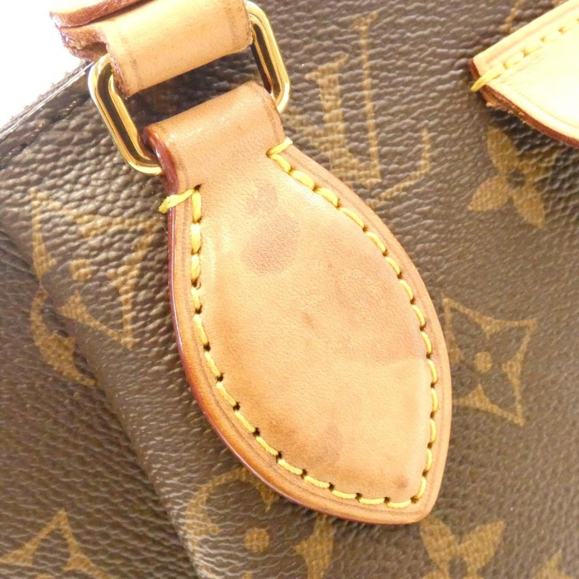 Louis Vuitton Marron Coated Canvas Handbag (Pre-Owned)