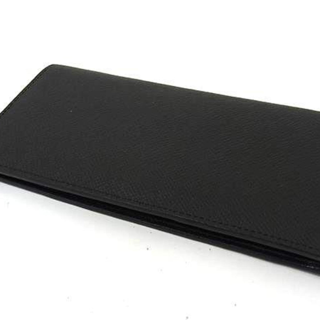 Louis Vuitton Ardoise Black Taiga Leather Coin Purse/Coin Case (Pre-Owned)