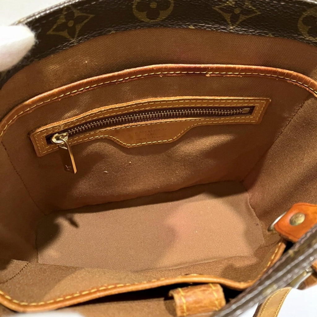 Louis Vuitton Brown Pvc Handbag Shoulder Bag (Pre-Owned)