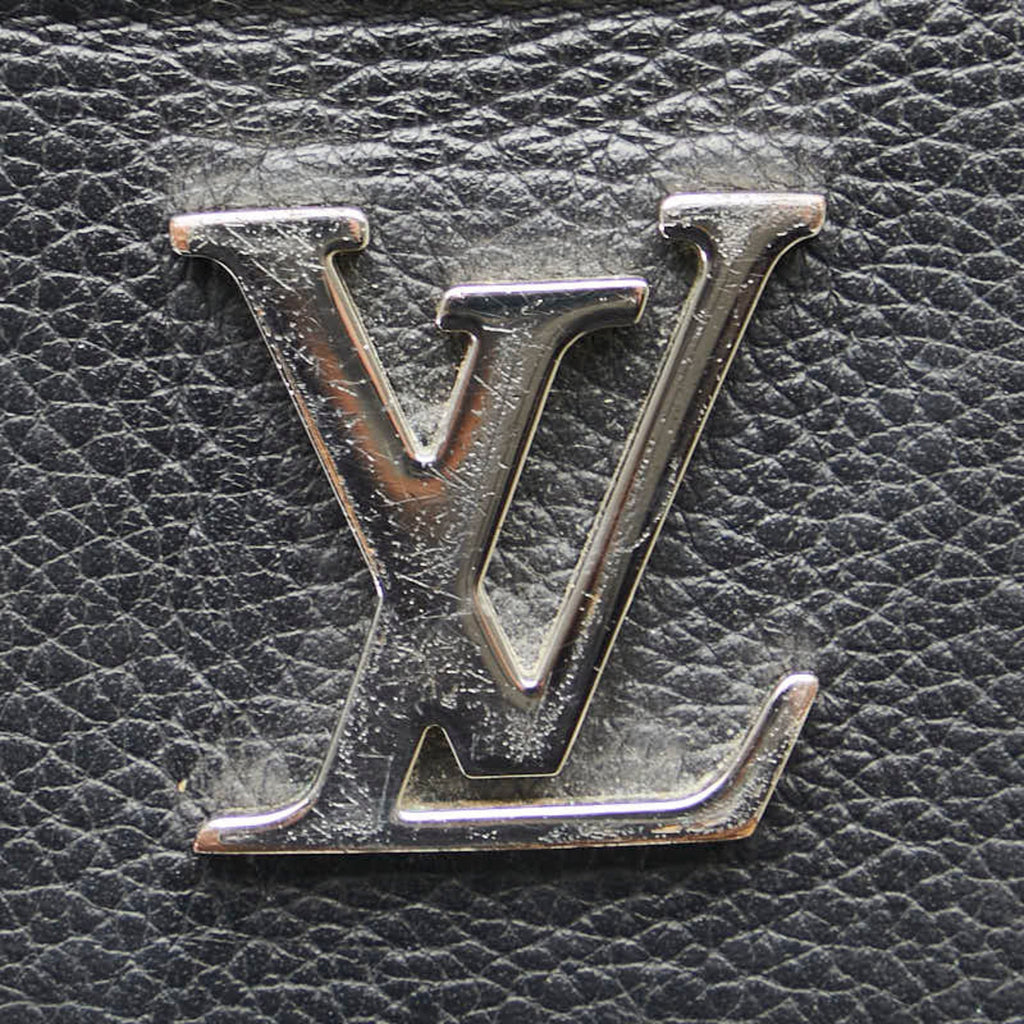 Louis Vuitton Black Noir Leather Coin Purse/Coin Case (Pre-Owned)