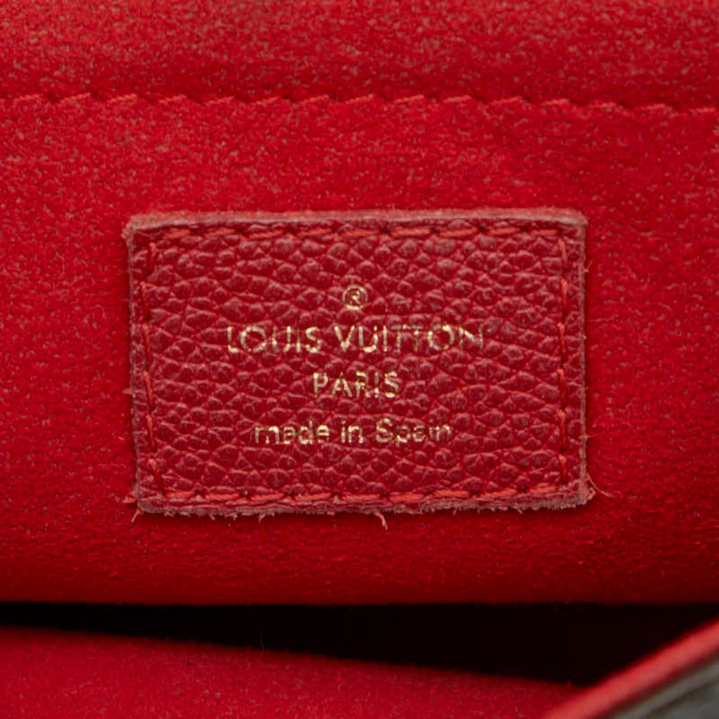 Louis Vuitton Brown Cerise Red Color Pvc Leather Shoulder Bag (Pre-Owned)