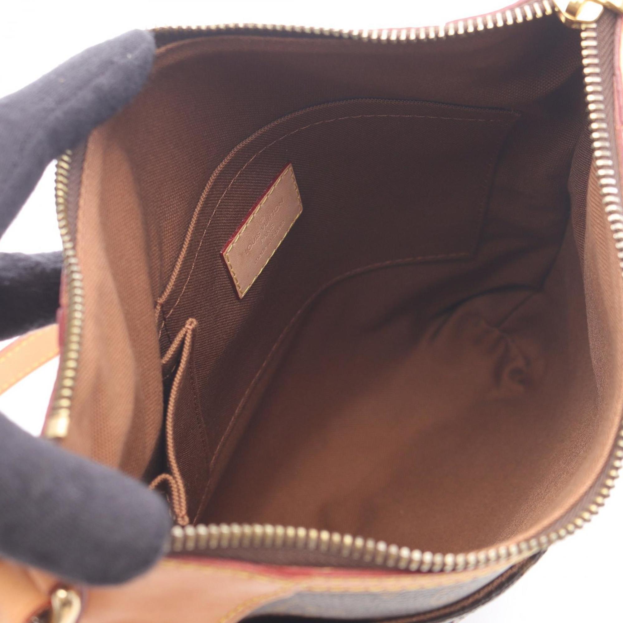 Louis Vuitton Brown Monogram Coated Canvas Shoulder Bag (Pre-Owned)