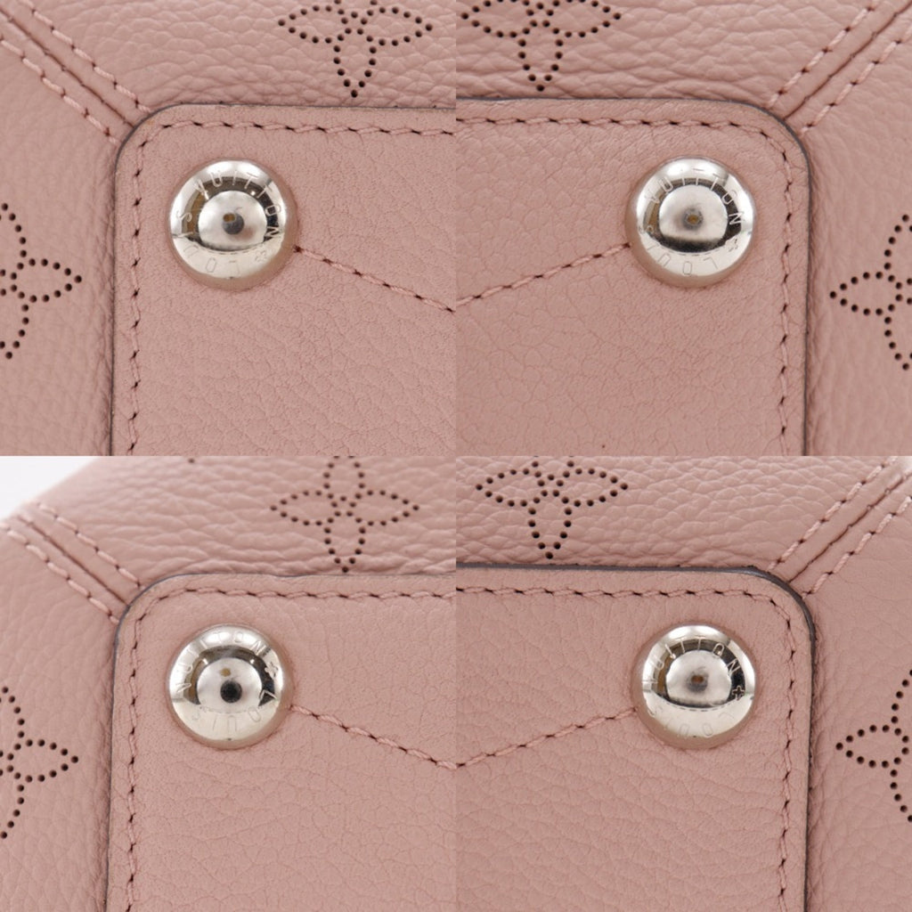 Louis Vuitton Magnolia Pink Mahina Leather Monogram Shoulder Bag (Pre-Owned)