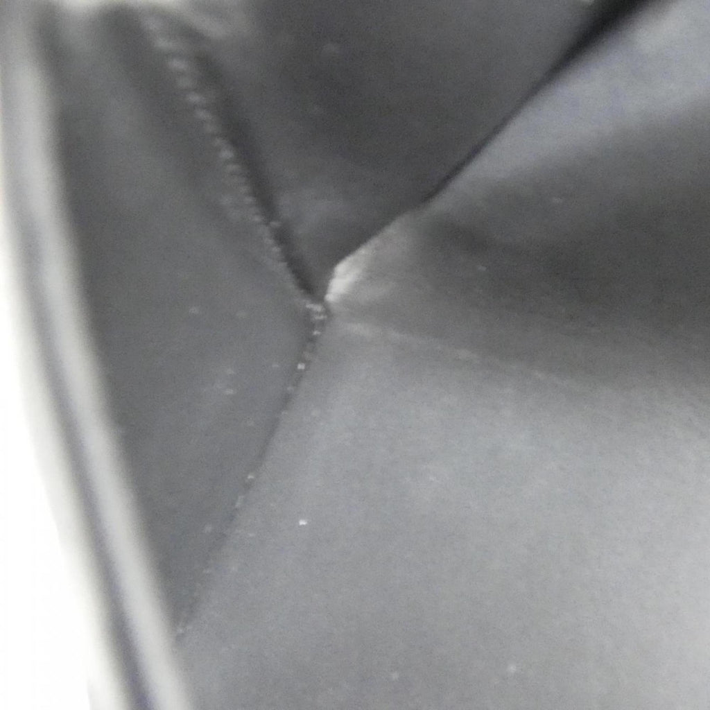 Louis Vuitton Black Leather Wallet (Tri-Fold) (Pre-Owned)