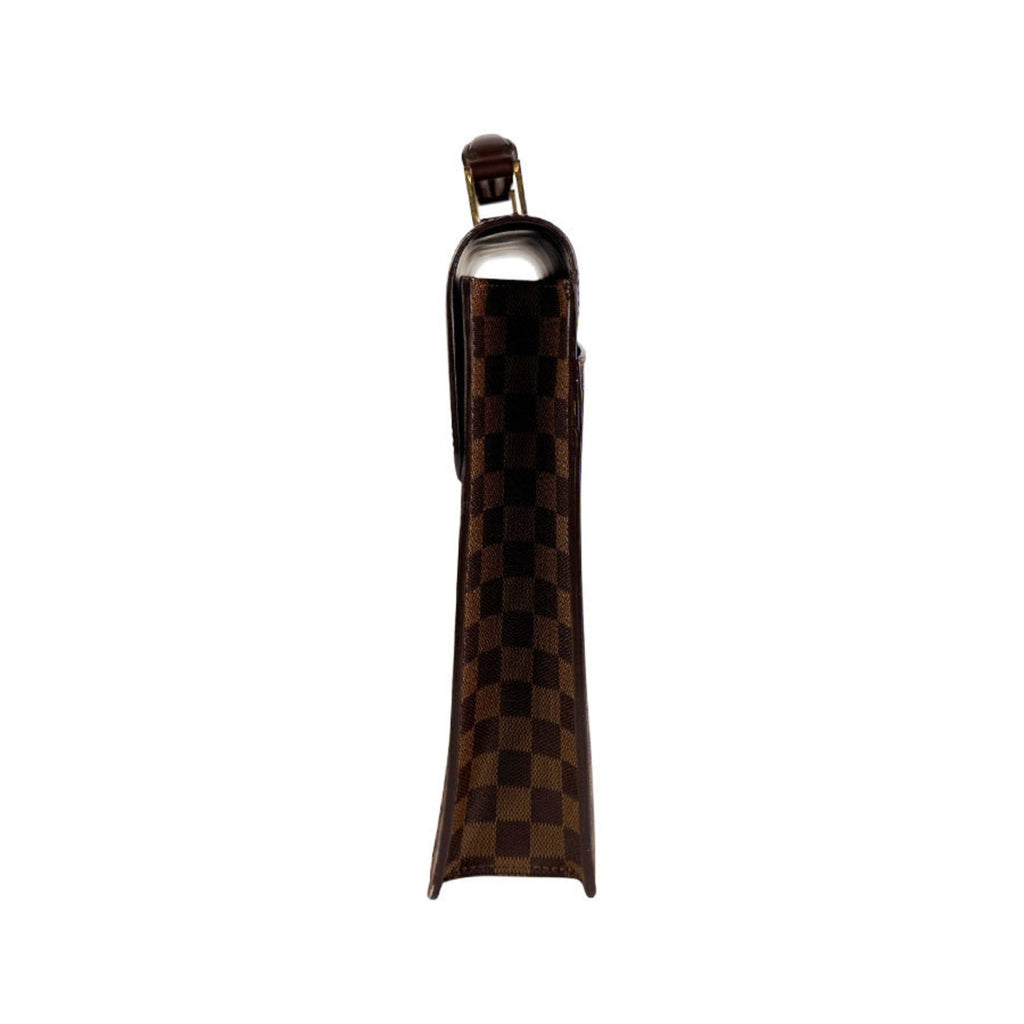 Louis Vuitton Brown Damier Canvas Handbag (Pre-Owned)
