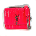 Vicky Crossbody Bag Vertical Quilted Patent Small