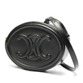 Triomphe Oval Crossbody Bag Leather
