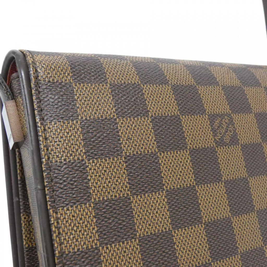 Louis Vuitton Ebene Coated Canvas Shoulder Bag (Pre-Owned)