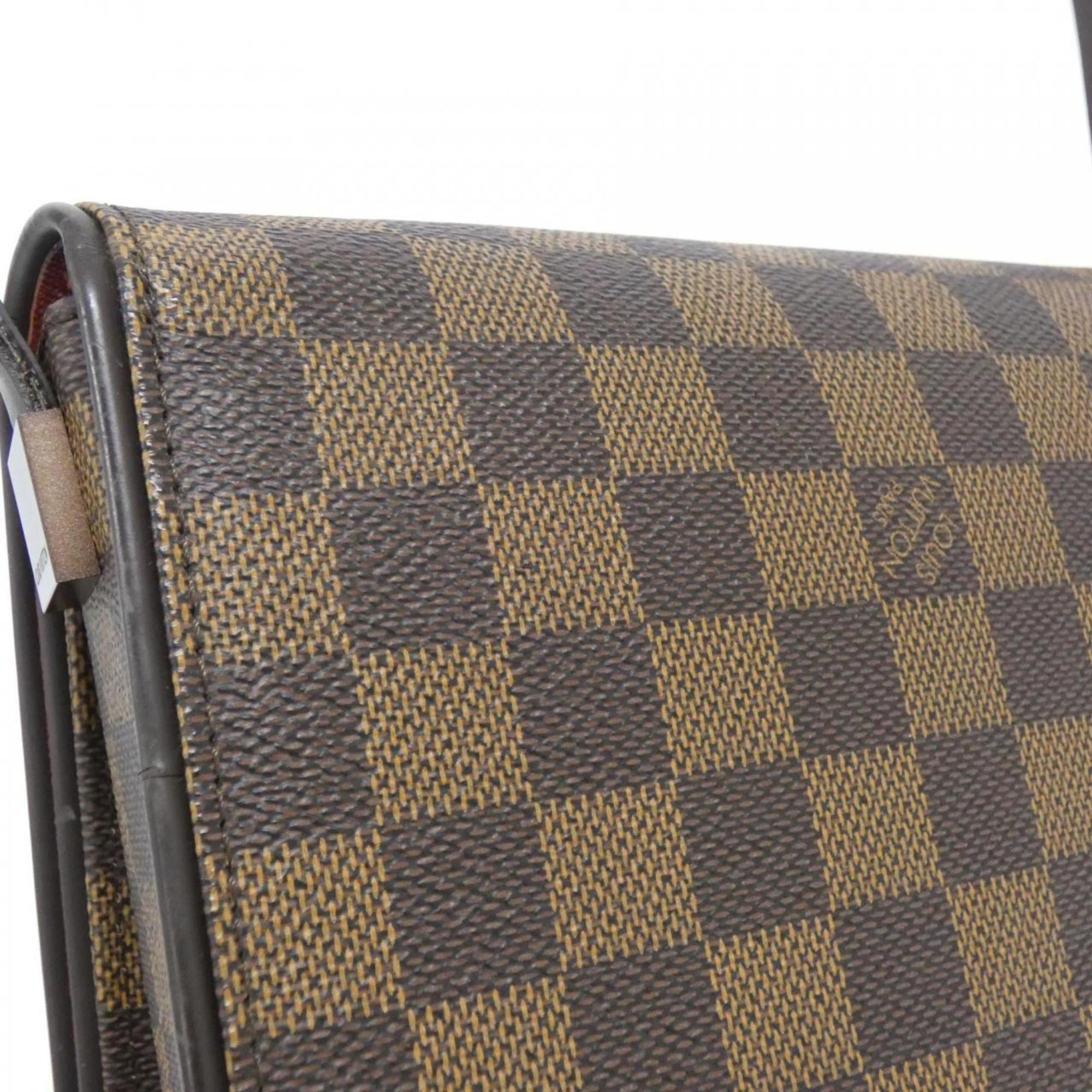 Louis Vuitton Ebene Coated Canvas Shoulder Bag (Pre-Owned)