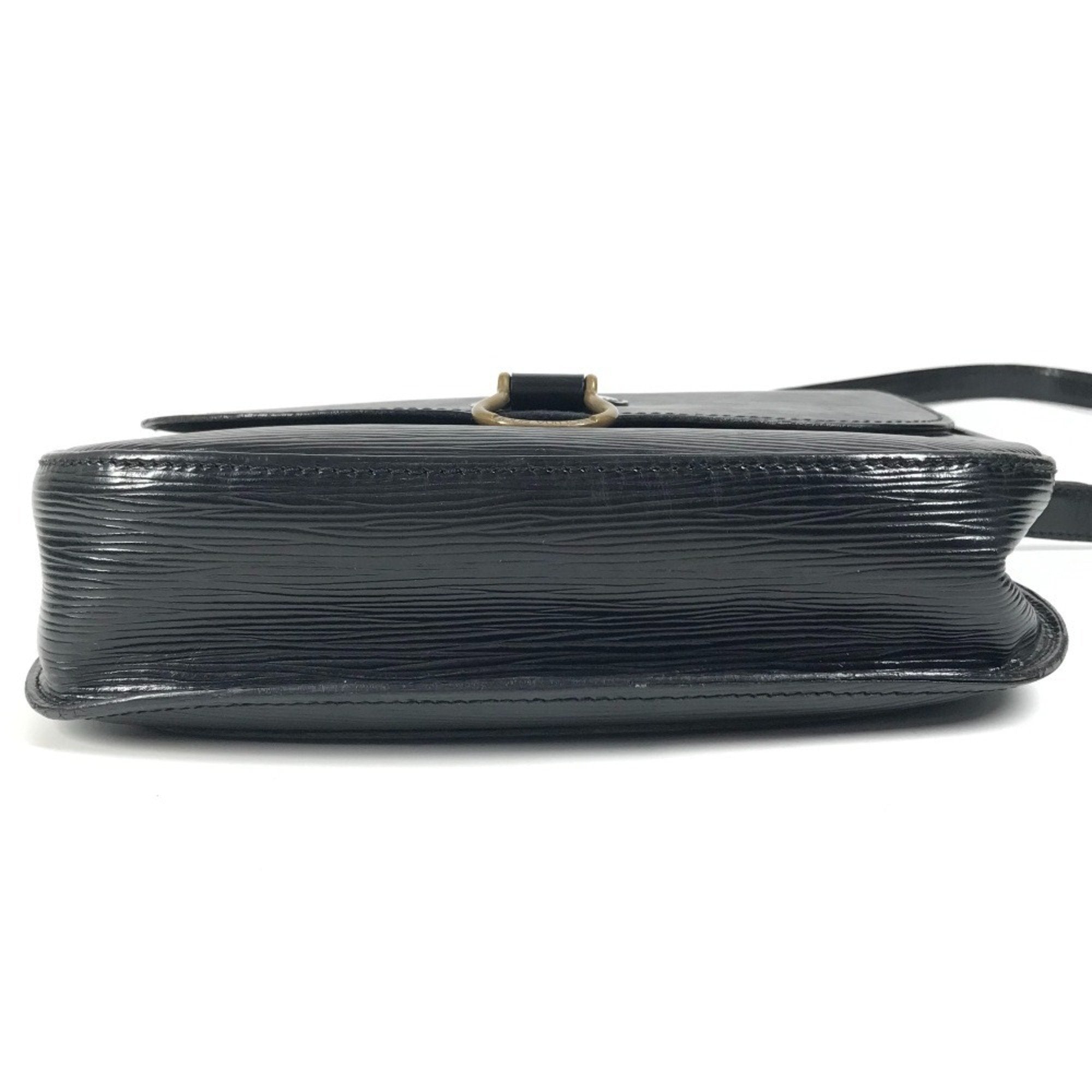 Louis Vuitton Black Noir Epi Leather Shoulder Bag (Pre-Owned)