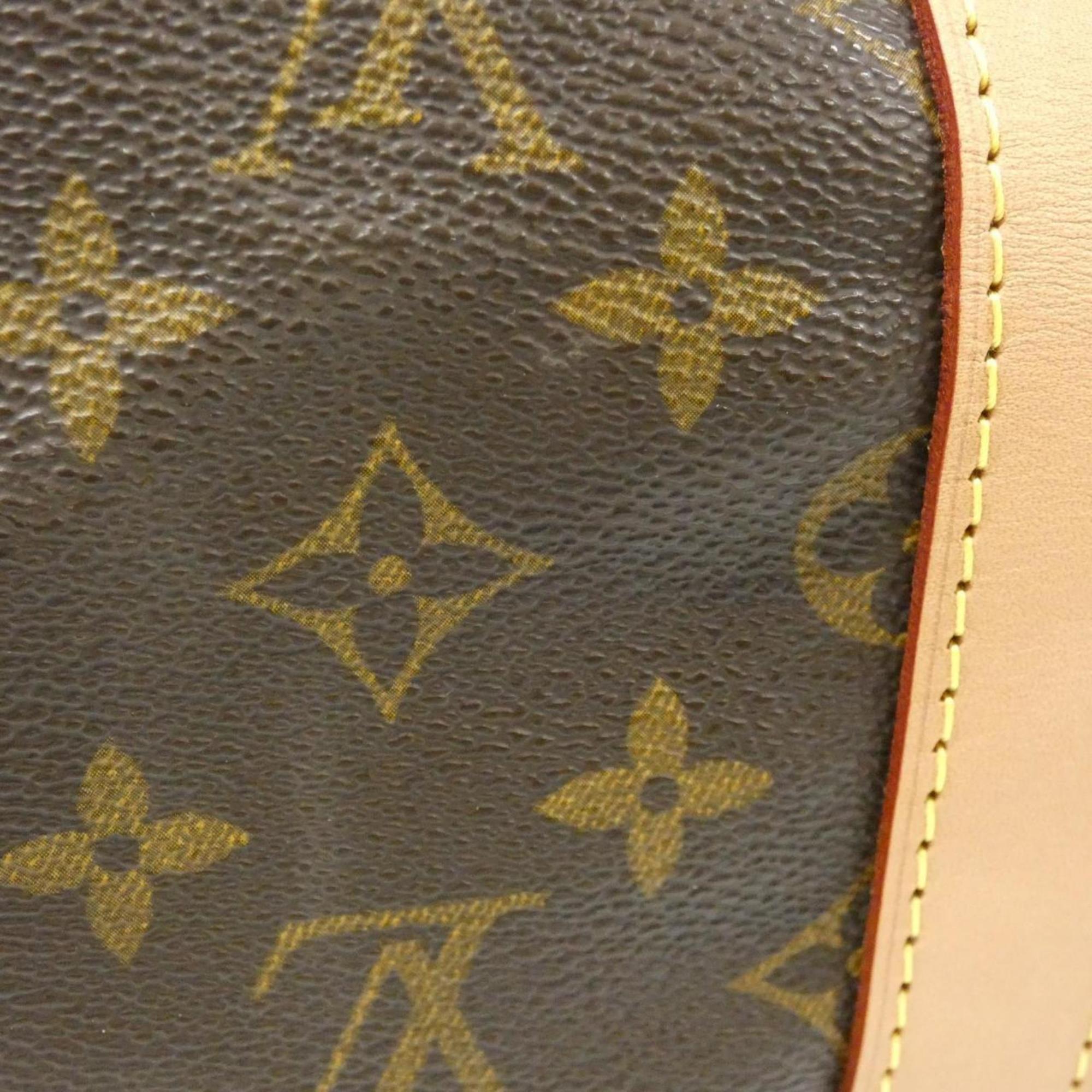 Louis Vuitton Brown Coated Canvas Boston Bag (Pre-Owned)