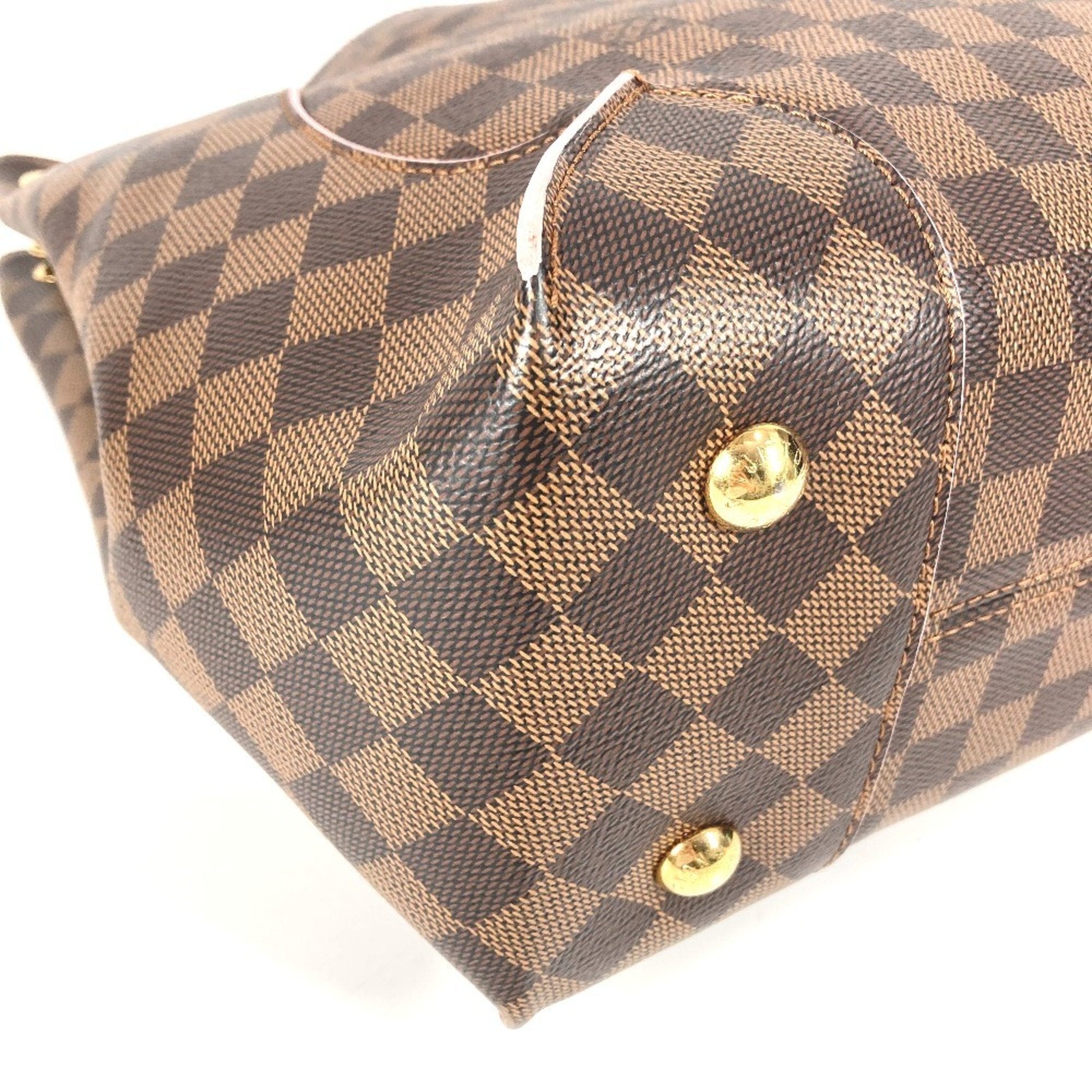 Louis Vuitton Brown Damier Canvas Ebene Damier Canvas Shoulder Bag (Pre-Owned)