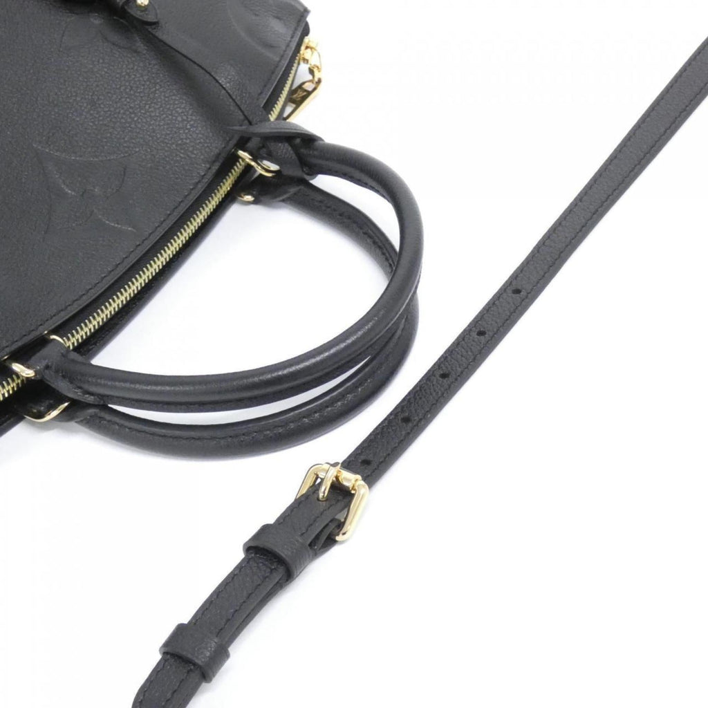 Louis Vuitton Black Leather Handbag (Pre-Owned)