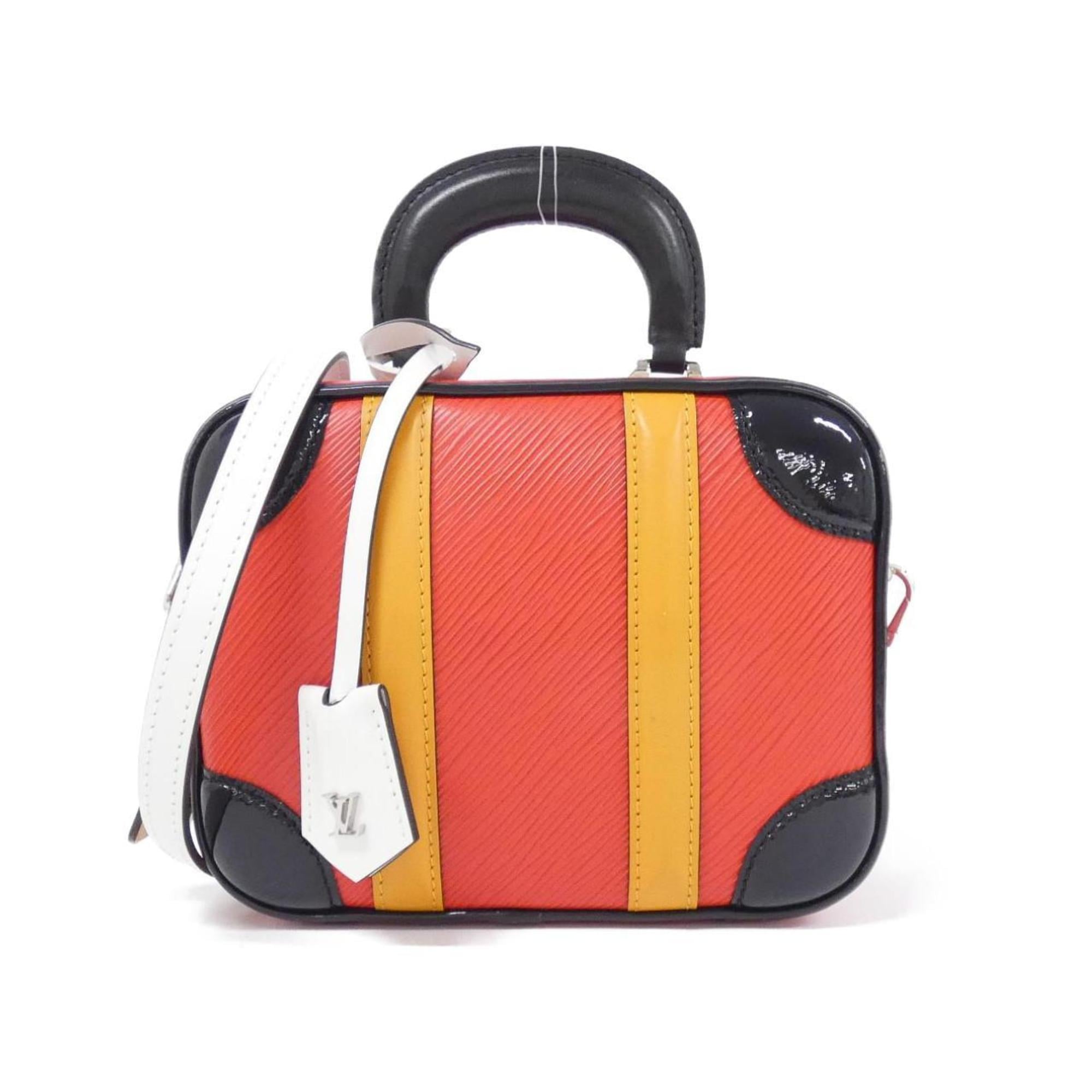 Louis Vuitton Rouge Leather Shoulder Bag (Pre-Owned)