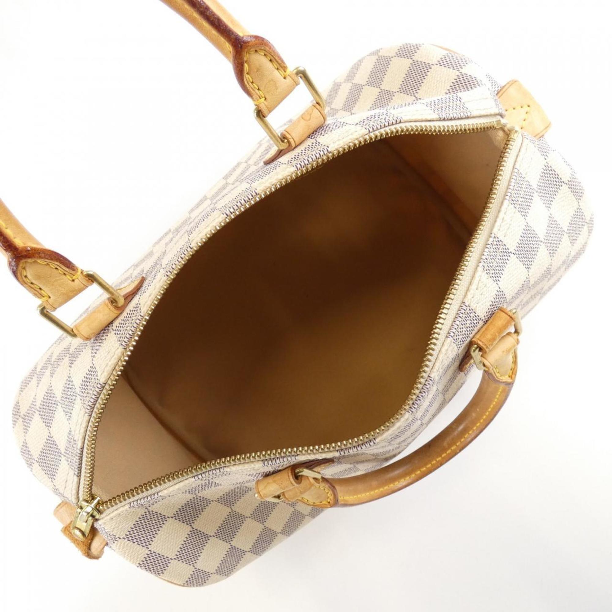 Louis Vuitton Azur Damier Azur Damier Azur Boston Bag Handbag (Pre-Owned)