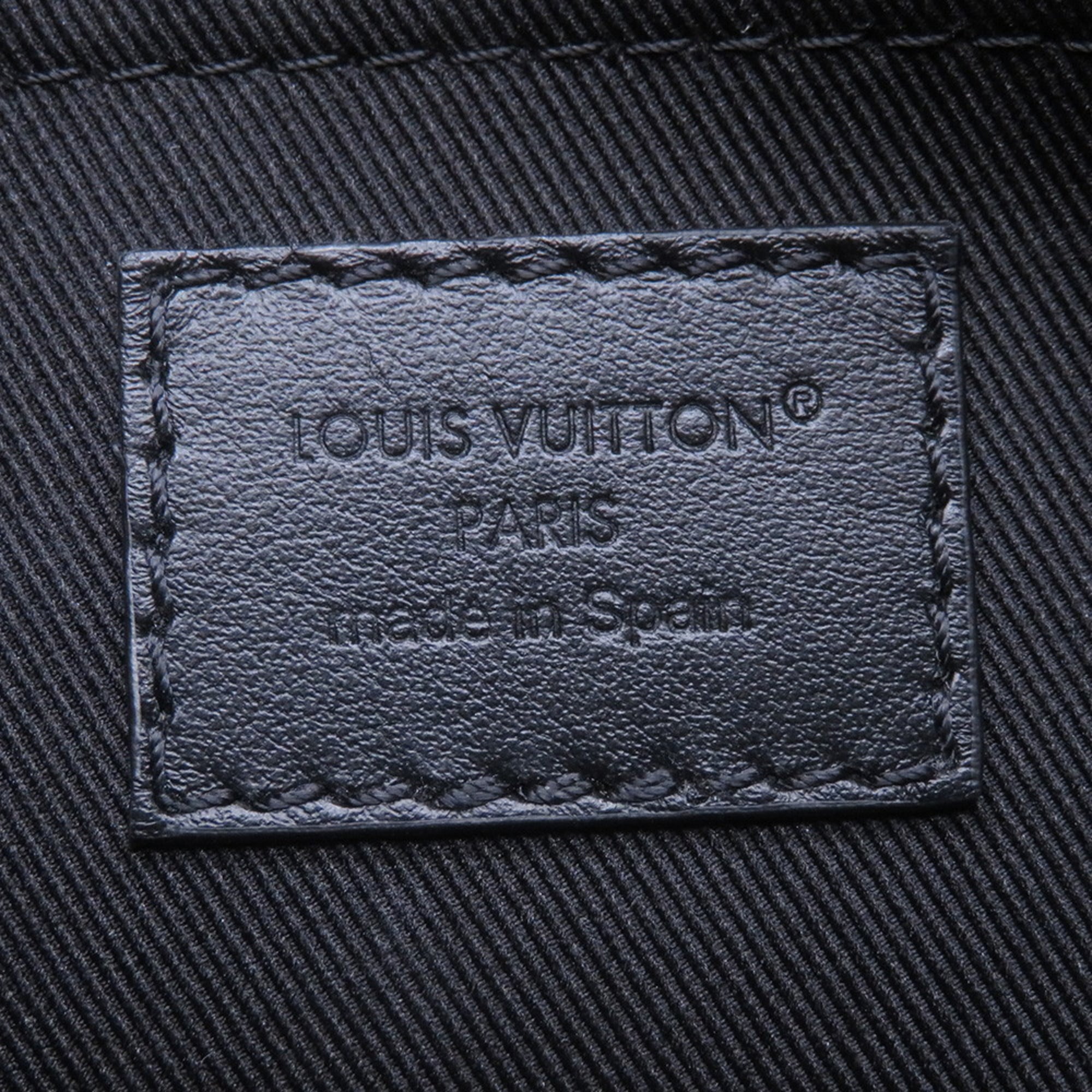 Louis Vuitton Monogram Eclipse Black Noir Monogram Eclipse Chain/Shoulder Wallet (Pre-Owned)