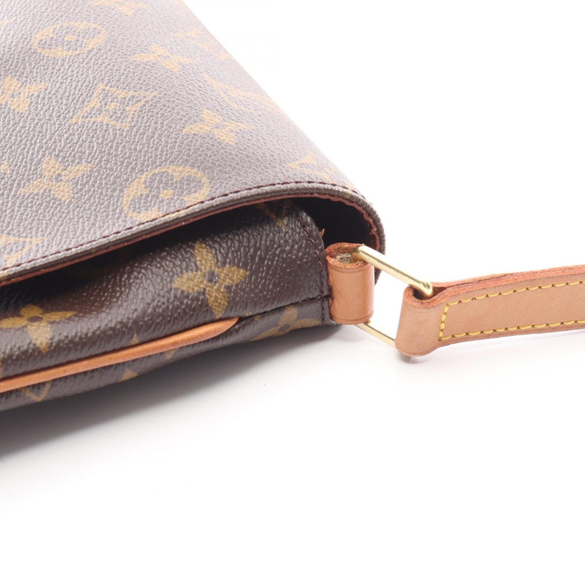 Louis Vuitton Brown Coated Canvas Pvc Monogram Leather Shoulder Bag (Pre-Owned)