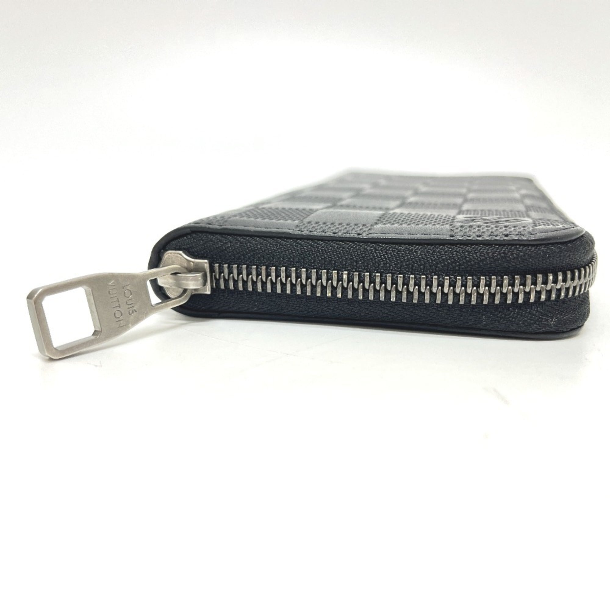Louis Vuitton Black Damier Infini Long Wallet (Bi-Fold) (Pre-Owned)