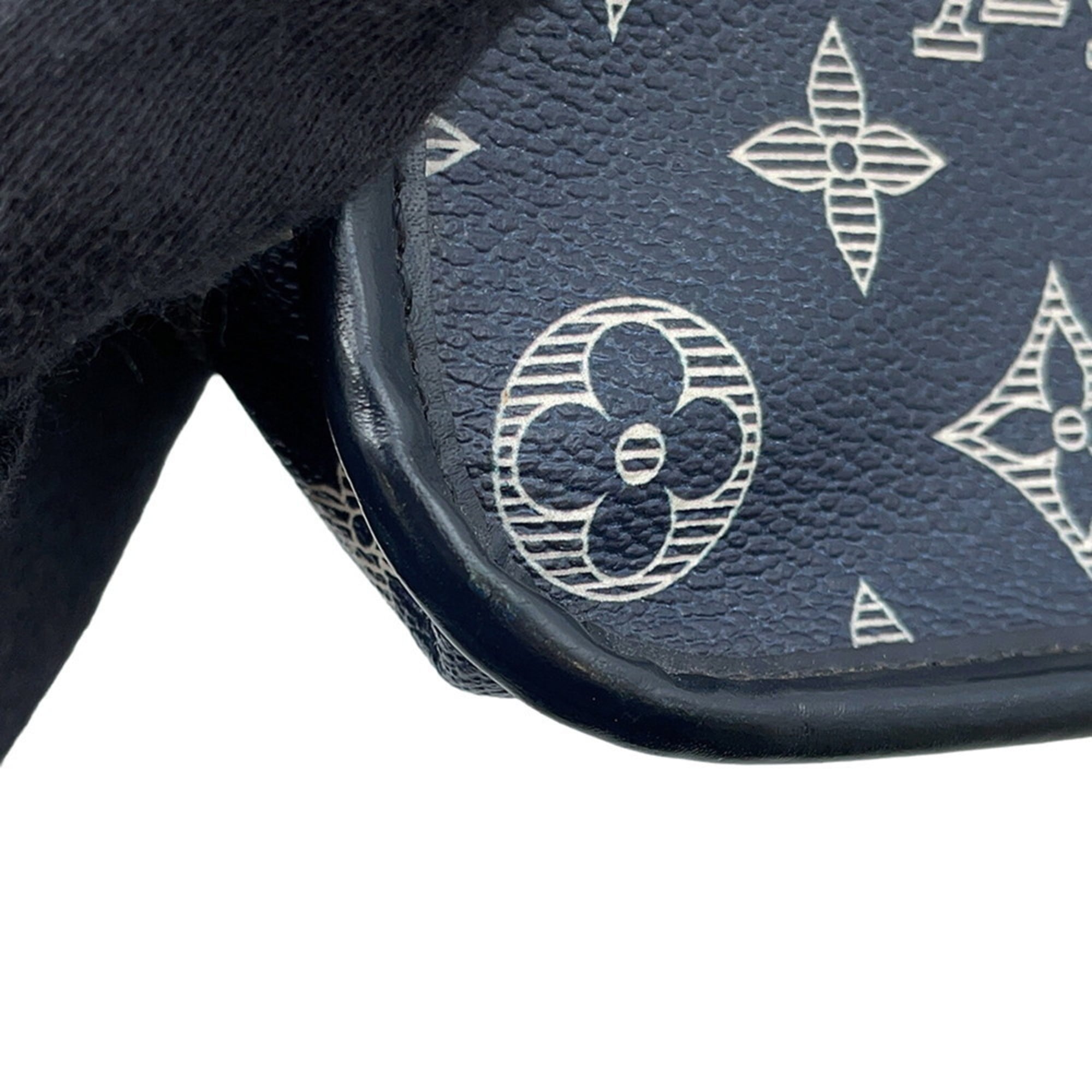 Louis Vuitton Monogram Savane Navy Handbag Shoulder Bag (Pre-Owned)