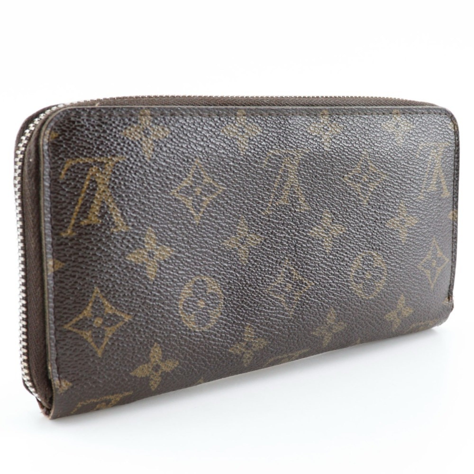 Louis Vuitton Brown Monogram Long Wallet (Bi-Fold) (Pre-Owned)