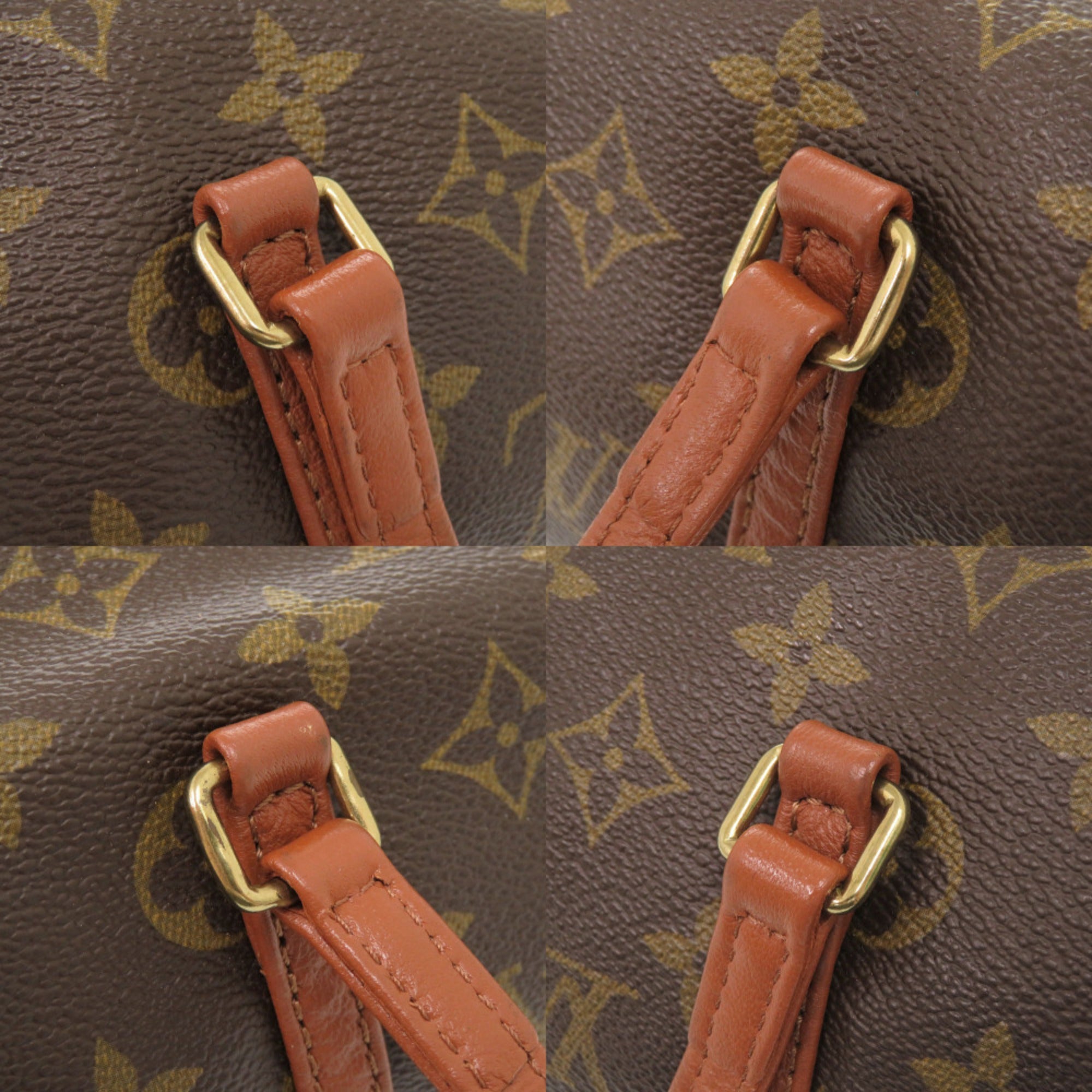 Louis Vuitton Brown Monogram Canvas Handbag (Pre-Owned)