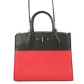 Louis Vuitton Noir Rouge Leather Handbag Shoulder Bag (Pre-Owned)