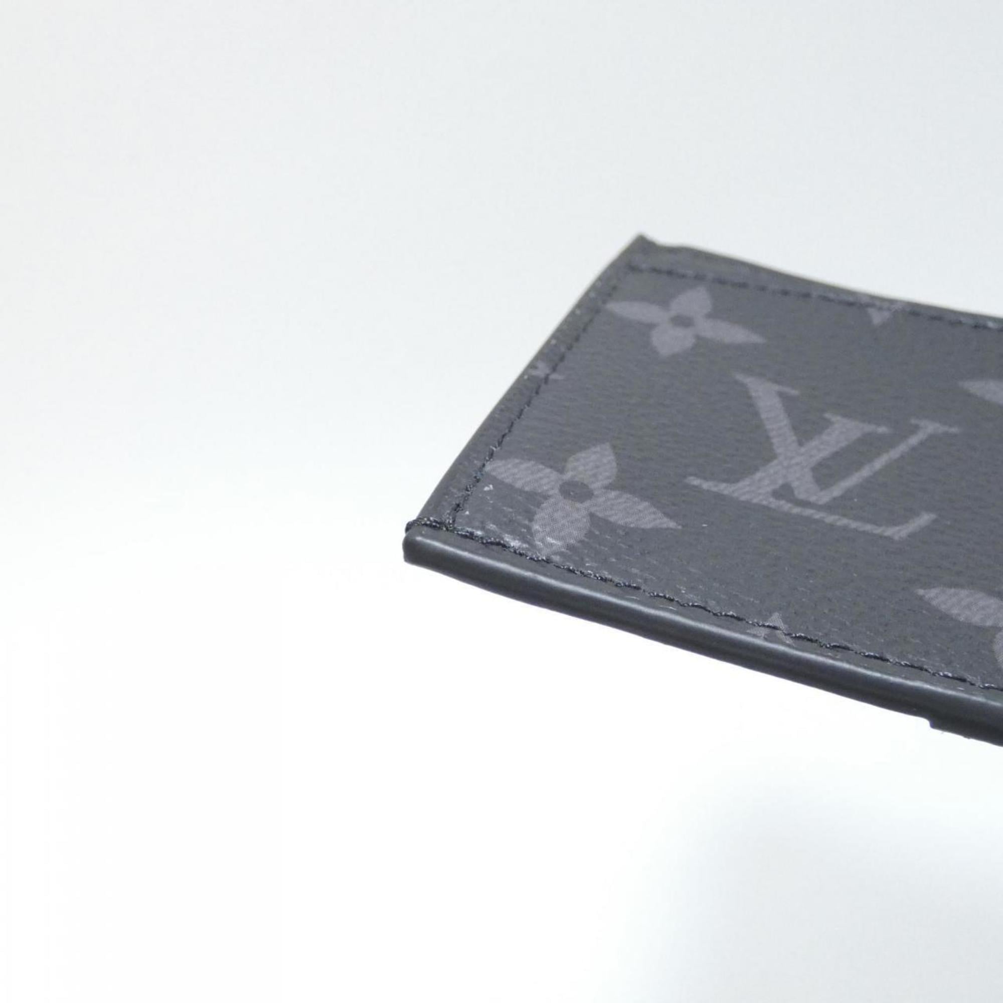 Louis Vuitton Monogram Eclipse Black Coated Canvas Coin Purse/Coin Case (Pre-Owned)