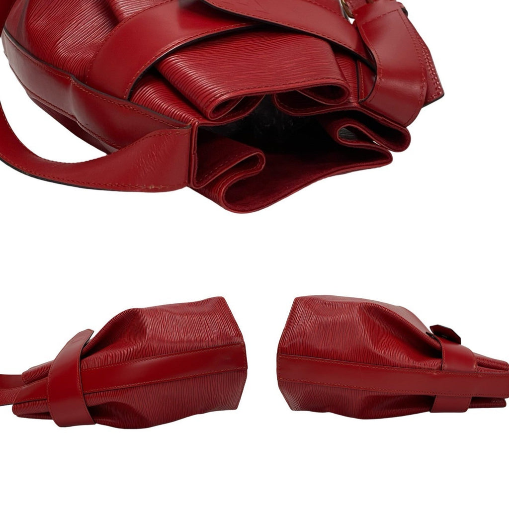 Louis Vuitton Red Color Epi Leather Shoulder Bag (Pre-Owned)