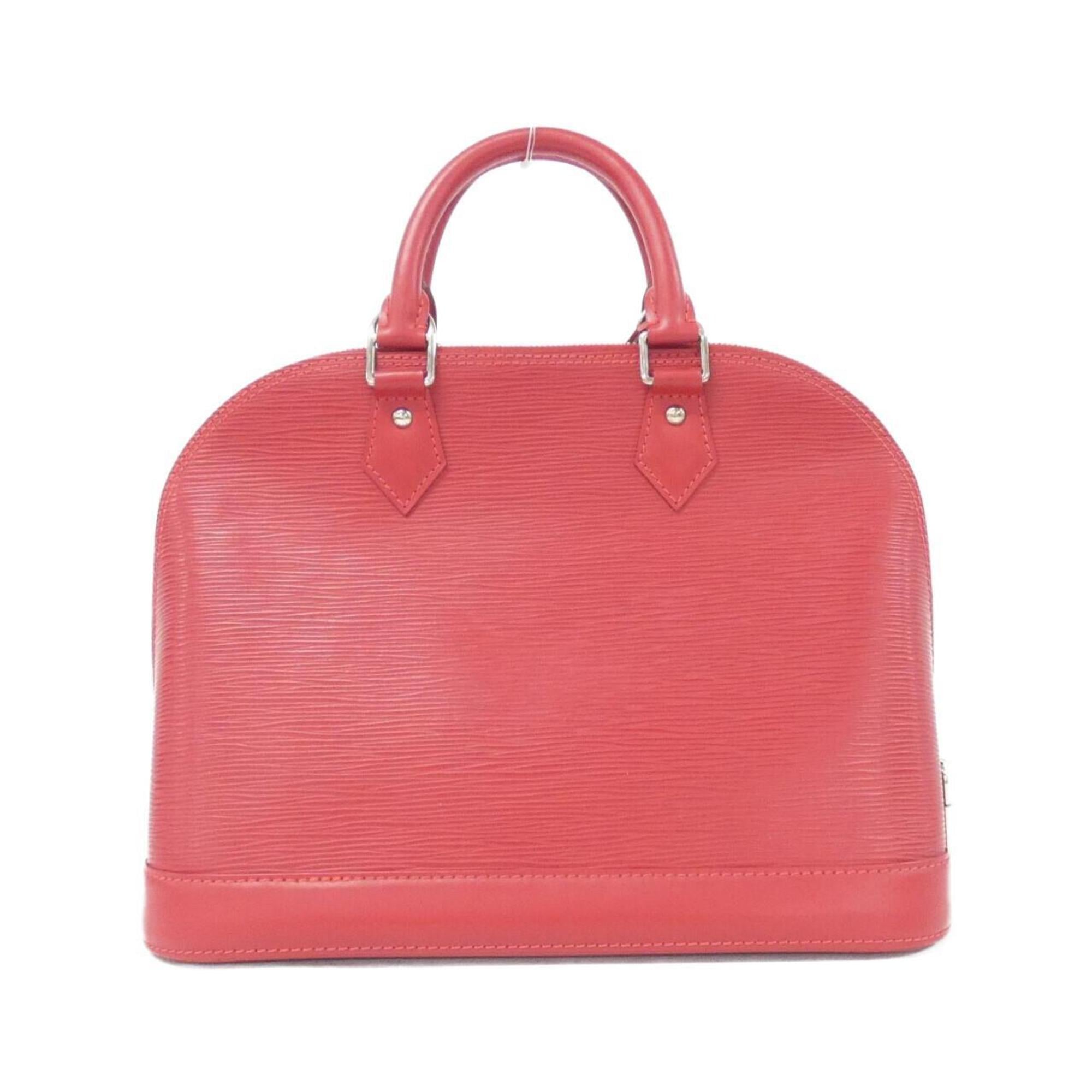 Louis Vuitton Coquelicots Red Color Leather Handbag (Pre-Owned)