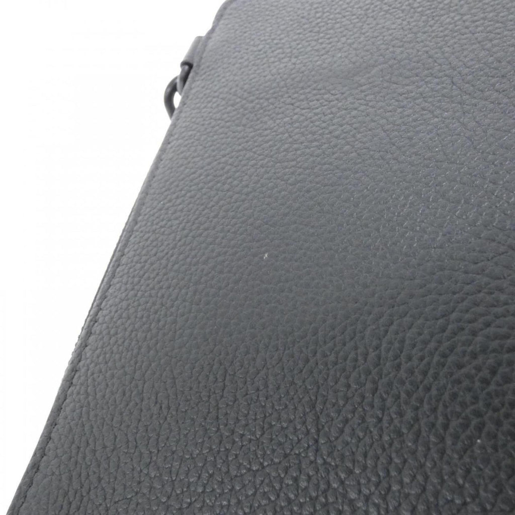 Louis Vuitton Black Leather Shoulder Bag (Pre-Owned)
