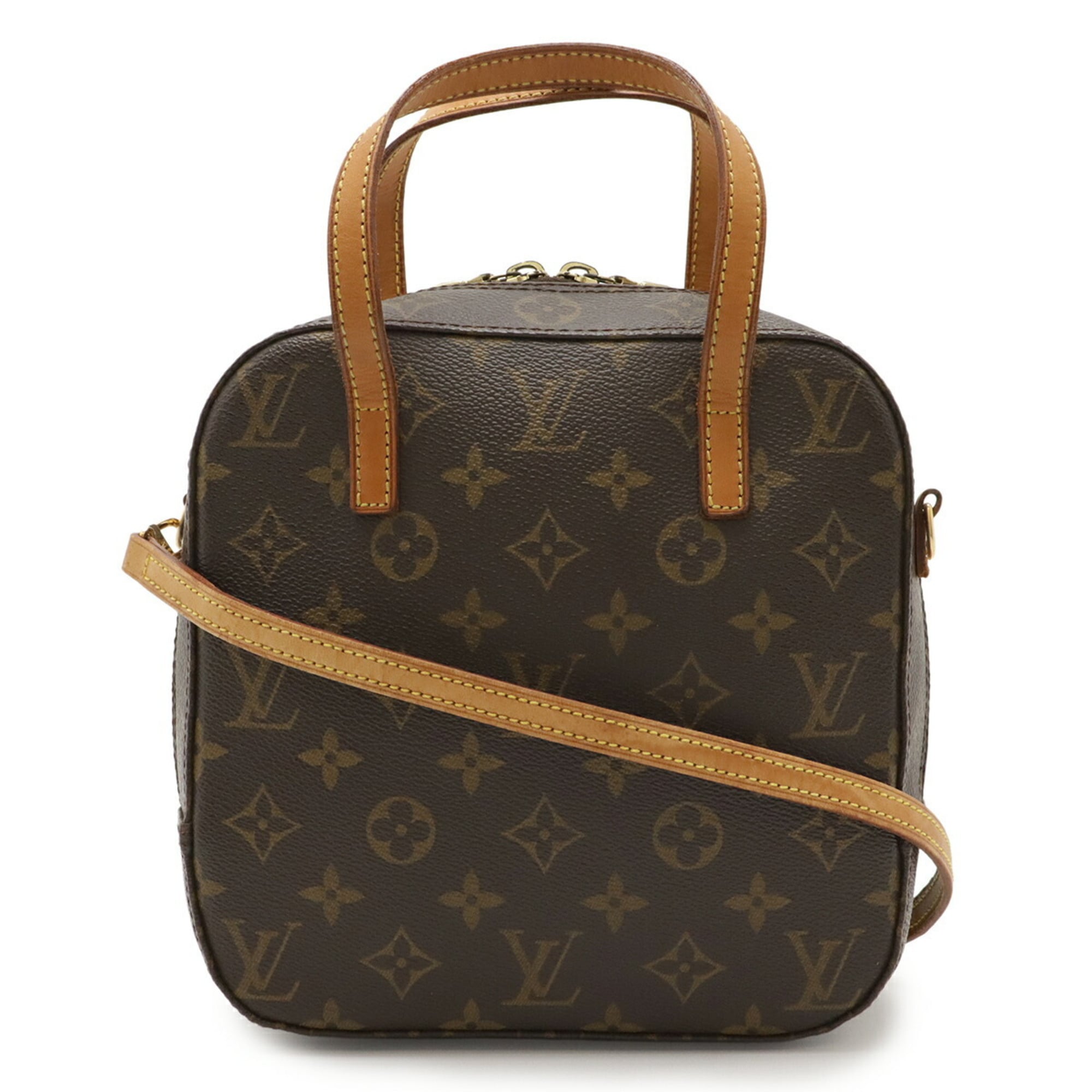 Louis Vuitton Brown Monogram Handbag Shoulder Bag (Pre-Owned)