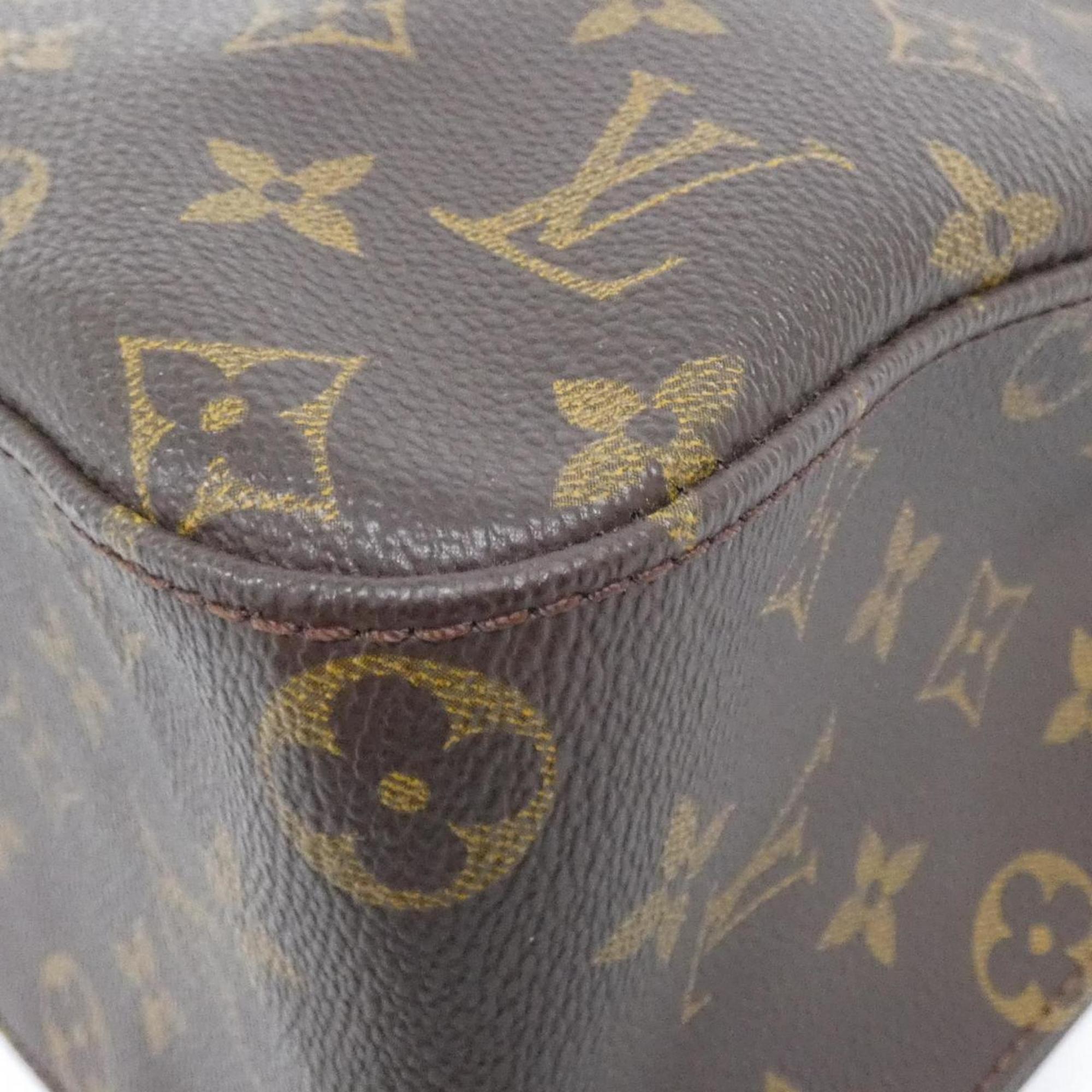 Louis Vuitton Brown Coated Canvas Shoulder Bag (Pre-Owned)