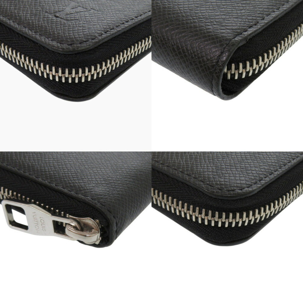 Louis Vuitton Black Noir Taiga Leather Coin Purse/Coin Case (Pre-Owned)