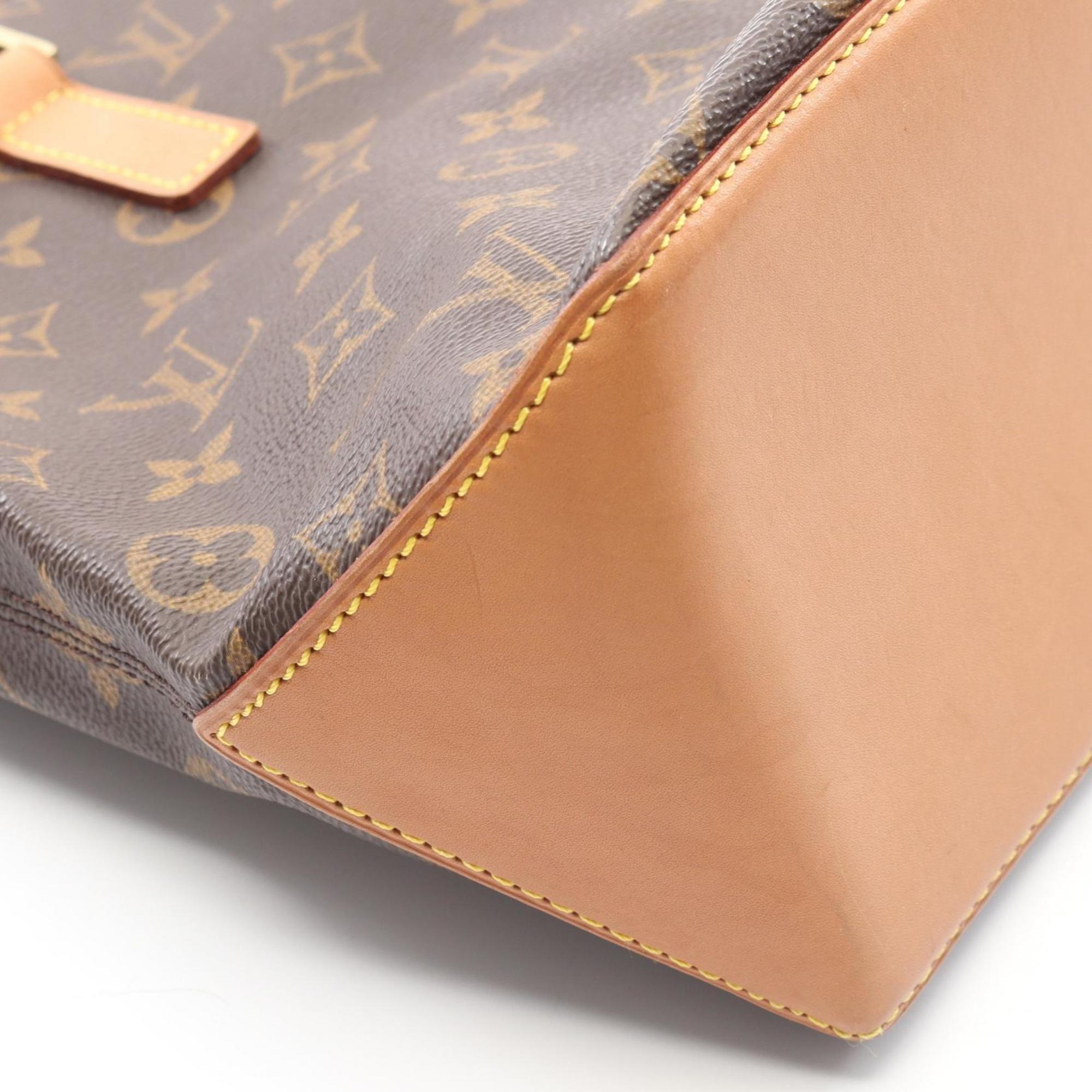 Louis Vuitton Brown Monogram Coated Canvas Leather Shoulder Bag (Pre-Owned)