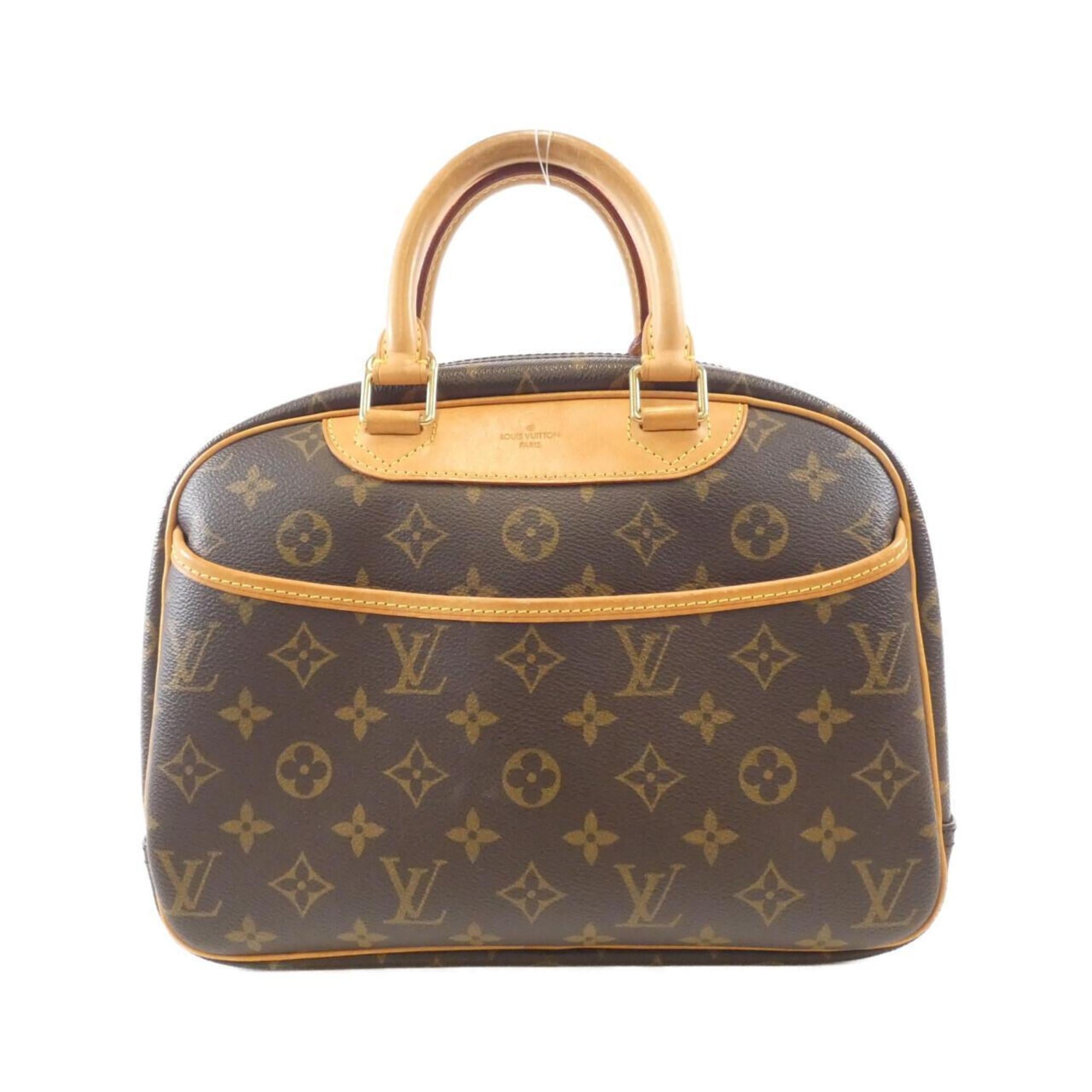 Louis Vuitton Monogram Marron Coated Canvas Handbag (Pre-Owned)