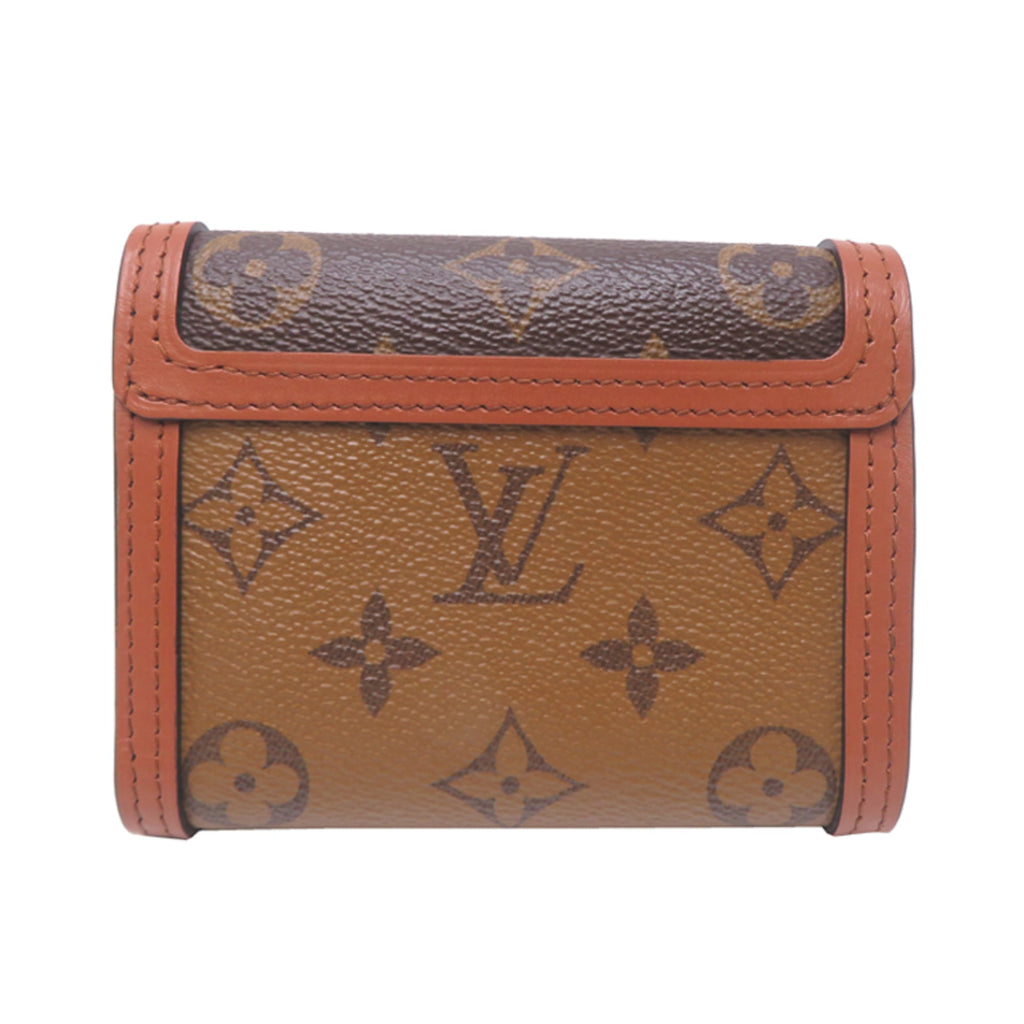Louis Vuitton Brown Monogram Wallet (Tri-Fold) (Pre-Owned)